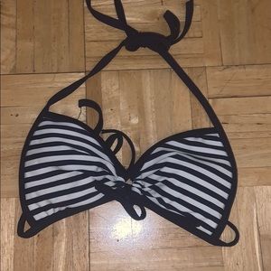 STRIPED BIKINI TOP
